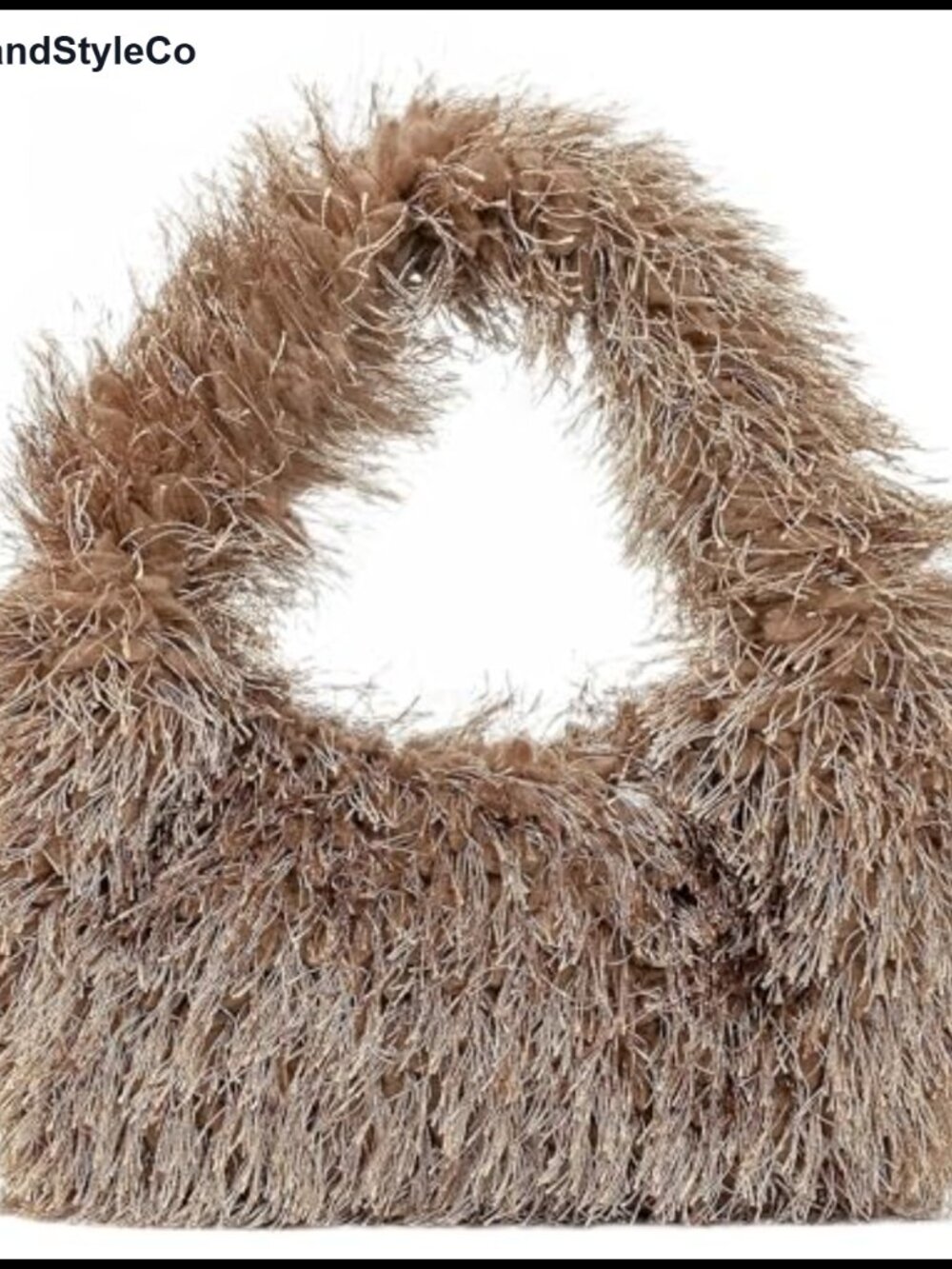 Faux Fur Fluffy Hobo Bag Furry Handbag Purse Y2K Fuzzy Tote Trendy Cute Plush
